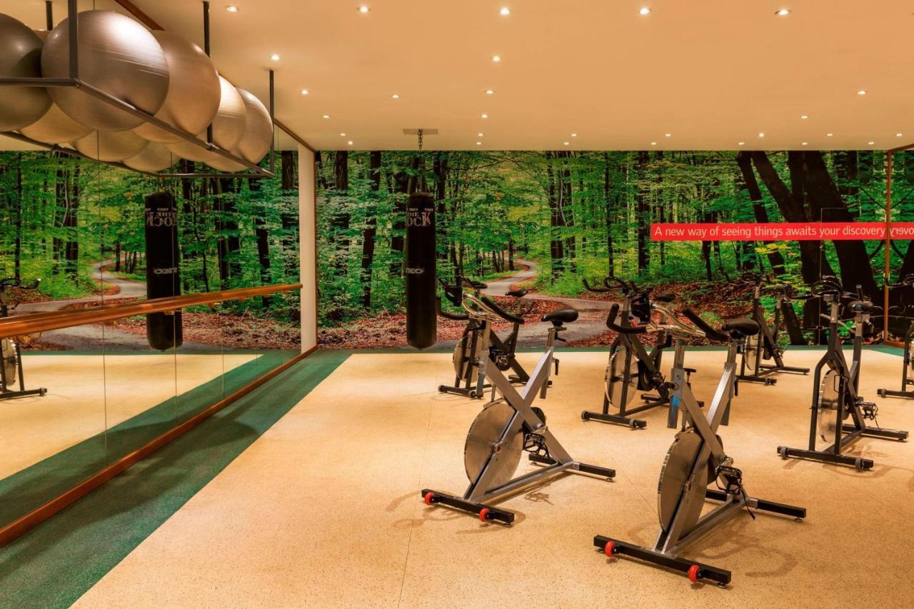 Le Meridien Mina Seyahi Beach Resort & Waterpark Dubái Exterior foto The gym at the hotel